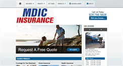 Desktop Screenshot of mdicinsurance.com